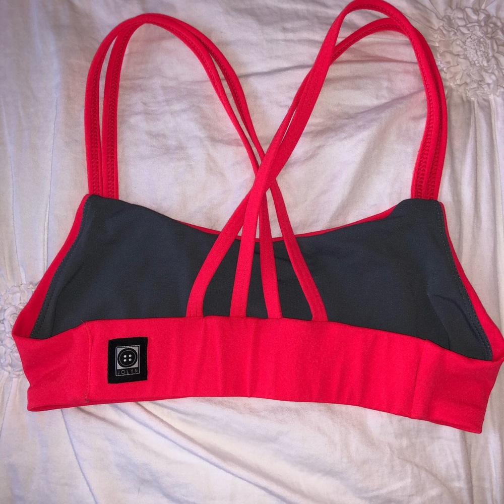 Jolyn Bikini Top Bright Pink